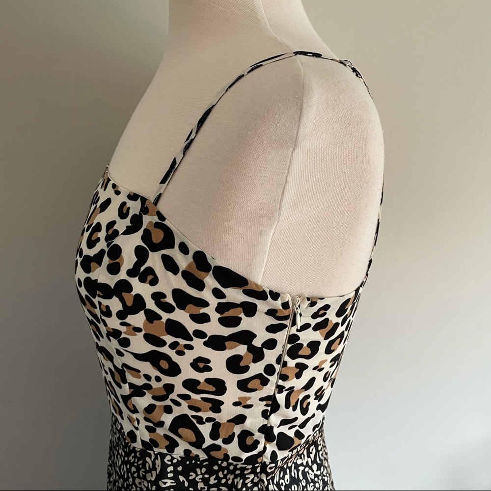 Lulu’s Being Bold Leopard Print Satin Midi Slip Dress - Picture 7 of 12